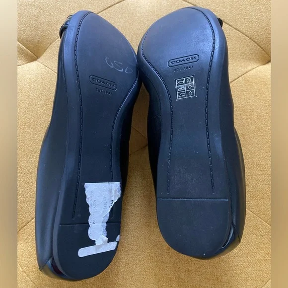COACH 🆕BALLET BLACK SHOES, SIZE: US 7 - Picture 2 of 7